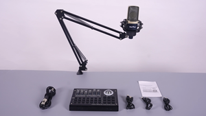 Produit de qualité Audio M18 <span class=keywords><strong>carte</strong></span> <span class=keywords><strong>son</strong></span> complète avec <span class=keywords><strong>carte</strong></span> <span class=keywords><strong>son</strong></span> de Studio d'enregistrement <span class=keywords><strong>Micro</strong></span> capacitif 48V <span class=keywords><strong>pour</strong></span> le chant vivant de jeu - Product Image 6