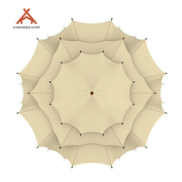 Tente dôme géodésique de luxe Kawagebo Kamp 16m, tente arche pour fêtes, glamping, mariages et événements