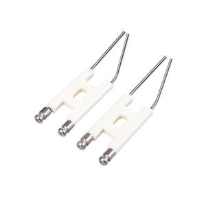 Compatible avec les équipements énergétiques ou industriels Électrode d'allumage 95% alumine double pôle à trois trous de taille personnalisée pour brûleur - Product Image 2