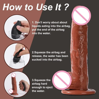 Hot Sale Dildo Vibrator Maschine Silikon Teleskop Riesige Schub dildos für Frauen