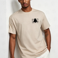 Camiseta Deportiva para Hombre, Elástica, Holgada, Transpirable, Ecológica, con Parche Bordado Personalizado, Clásica, Antiarrugas