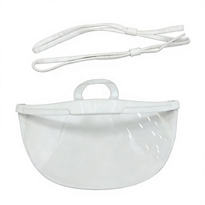 Mascarilla Facial Transparente de Material PET para Servicio de Alimentos, con Elástico para las Orejas, Disponible para OEM - Product Image 4