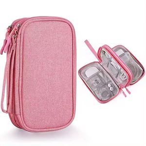 Travel <b>Cable</b> Organizer <b>Bag</b> Pouch Electronic Accessories Carry Case Carrying Storage <b>Bag</b> for <b>Cable</b> - Product Image 2