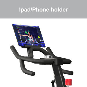 Máquina de fitness para interiores muy <span class=keywords><strong>recomendada</strong></span>, bicicleta estática con pantalla LED, perilla electrónica, bicicleta giratoria - Product Image 2