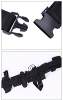10 pièces ensemble de ceintures tactiques noires multifonctions ceinture de sécurité réglable pour hommes avec 9 pochettes de composants