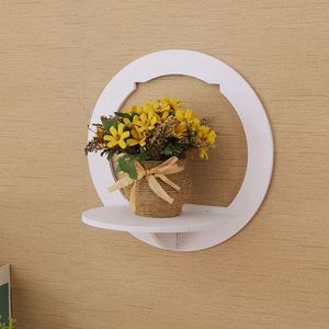 Étagère murale décorative hexagonale pour rangement, support pour fond de télévision, chambre, balcon, chevet, et support pour pot de fleurs - Product Image 5