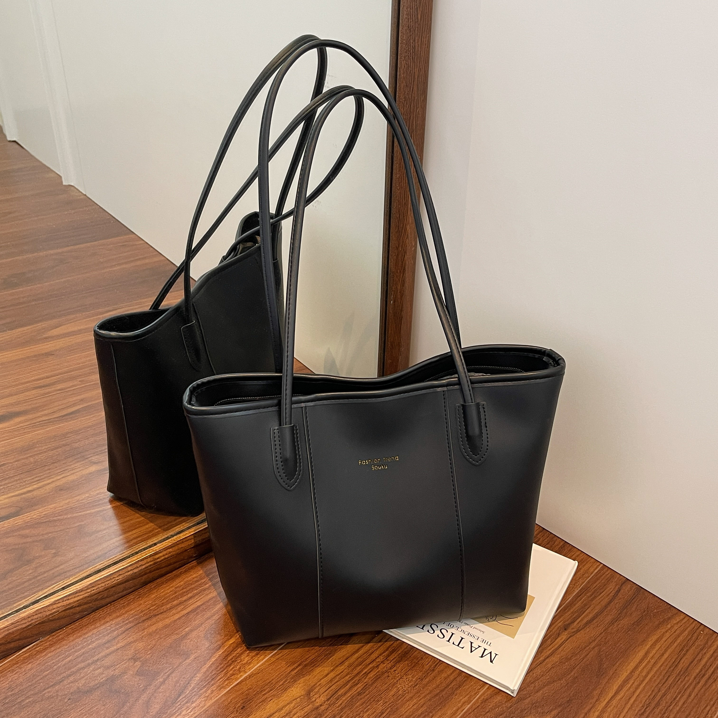 กระเป๋าโท้ท PU (36*26*12 ซม.) - สี 2