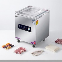 Mesin Vacuum Sealer Komersial Satu Ruang Otomatis Multi-scenario untuk Pengemasan Vakum Makanan Beku Daging Sapi Unggas Kantong Kertas