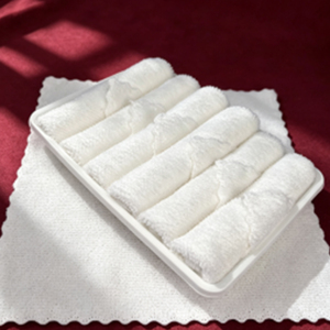 Toalla Facial Desechable de Microfibra Blanca Enrollada, Ecológica, para Uso en Casa, con Patrón Geométrico, para Aviación, <span class=keywords><strong>ZELAI</strong></span> 25x25cm - Product Image 1