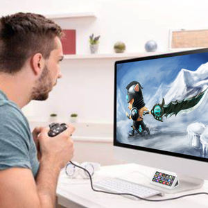 Nouveau clavier StreamDeck Mini, contrôleur de <span class=keywords><strong>jeu</strong></span>, interface USB-C, touches rétroéclairées programmables, fonctions multimédias pour <span class=keywords><strong>Mac</strong></span> - Product Image 3