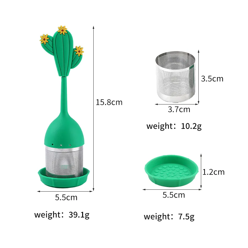 Factory Direct BPA-Free Stainless Steel 304 Tea Infuser Ball with Silicone Handle Portable Tea Filter for Home Kitchen Use