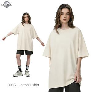 Camisetas Unisex al por Mayor, 100% Algodón, Impresión de Logotipo Personalizado, <span class=keywords><strong>Camiseta</strong></span> para Hombre de 305 Gramos - Product Image 4