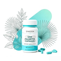 Capsules de complément alimentaire OEM/ODM Saw Palmetto-3X pour le soutien de la santé de la prostate des urinaires et des
