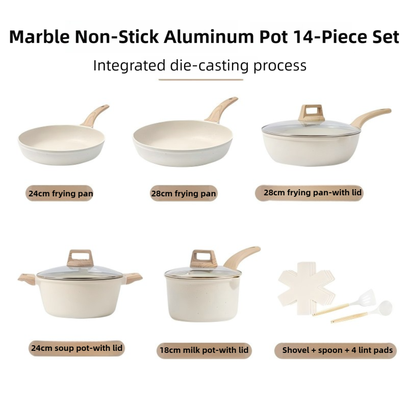 White 14-piece set