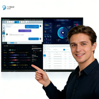Vente flash, écran tactile capacitif de haute qualité, ordinateur, moniteur Full HD 1080p, écran LCD, système d'exploitation Windows/Android pour usage professionnel
