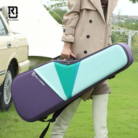 Housse de guitare Iris -E Purple Real Mission en tissu Oxford avec doublure en velours, fermeture éclair, imperméable, durable, haute qualité, 30MM PE