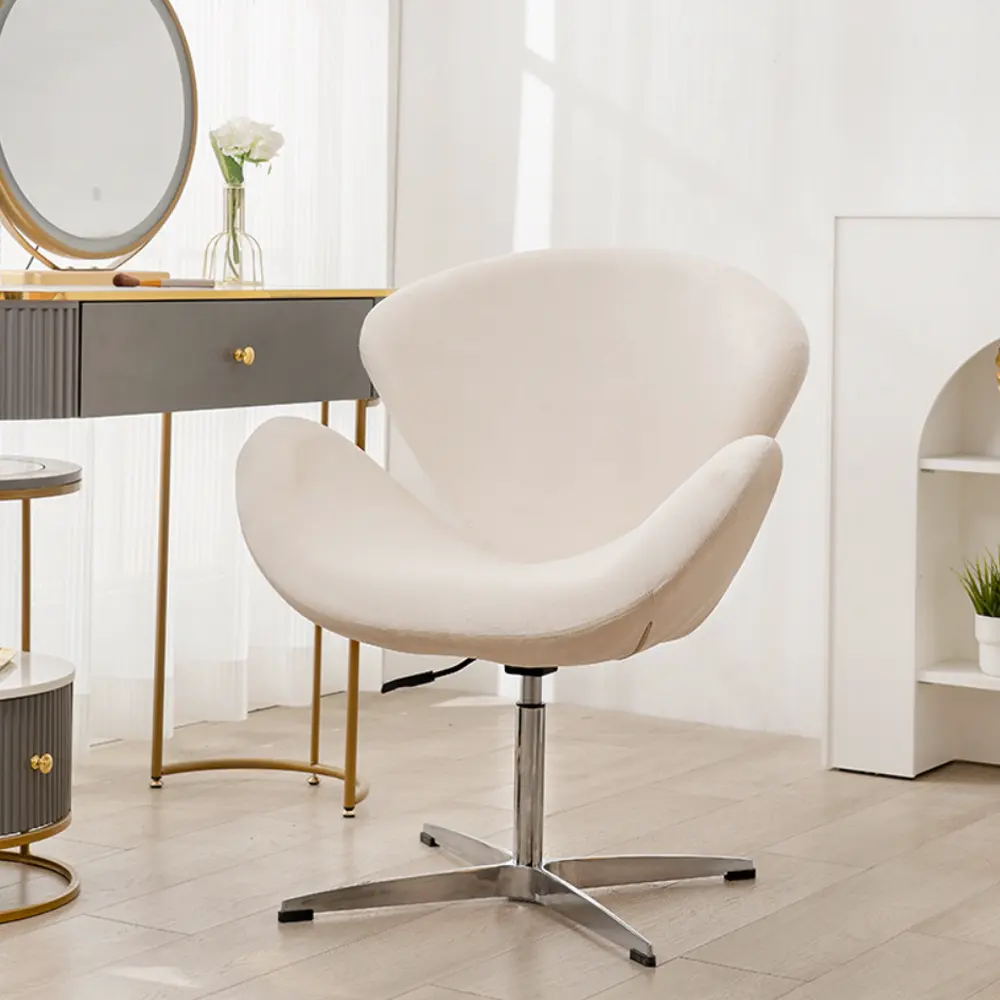 Chaise moderne en édition limitée chaise en cuir Pu avec fond doré chaise de bureau maison hôtel mobilier de bureau