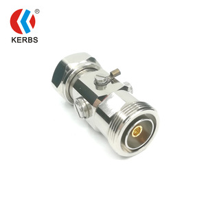 Kerbs Din Head Surge Protector 10kA 0-3G Frequency <b>Range</b> Copper Material For Antenna Feeder Protection - Product Image 3