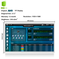 AUO LCD 21.5 "1920x1080 LVDS 30 pin Display LCD Full HD Super kontras tinggi 21.5 inci