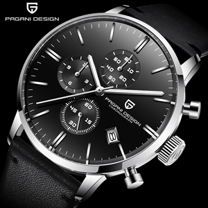 Pagani นาฬิกา2720ลายแพนด้า, นาฬิกาควอทซ์ VK67กันน้ำหรูหรา3BAR แฟชั่น - Product Image 5