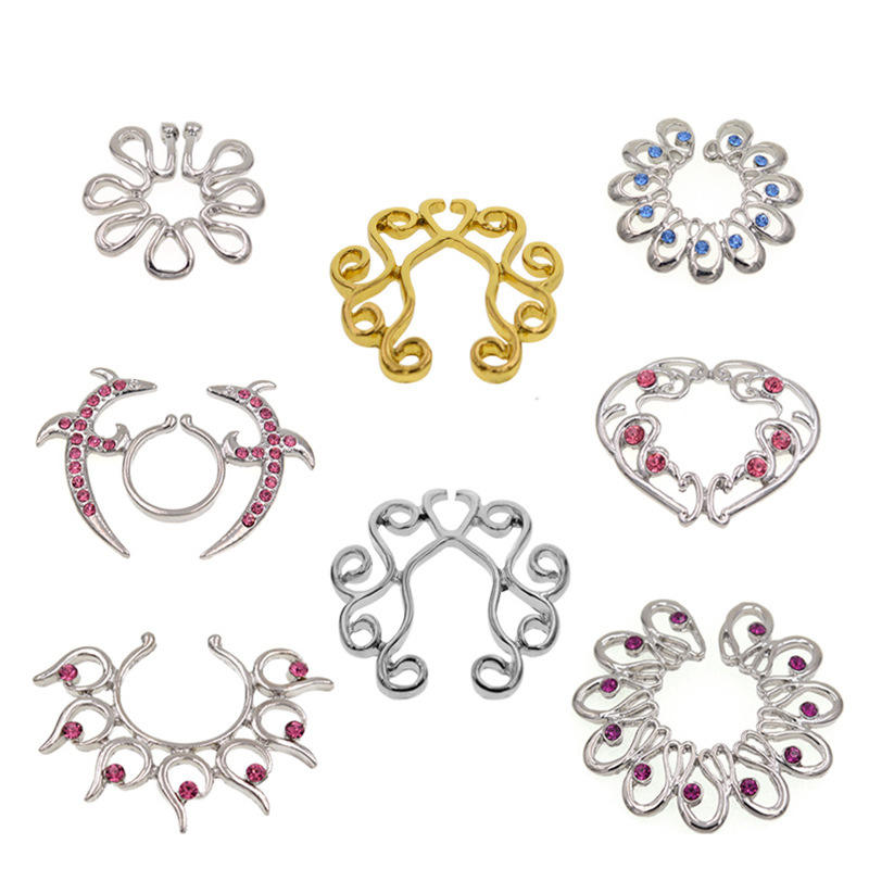 Stylish Nipple Rings Durable Fashionable Body Jewelry
