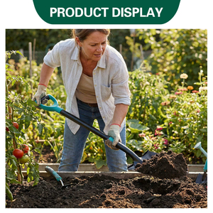 Outils agricoles de haute qualité, pelle de jardin robuste en acier 50Mn avec manche en fibre de verre - Product Image 6