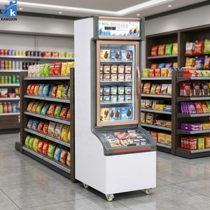 热销便利店冰淇淋组合冷藏柜冷冻柜适用于超市冷藏展示玻璃门 - Product Image 1