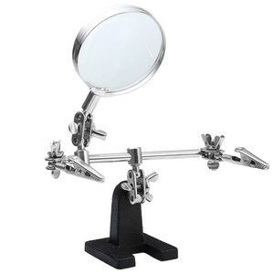 Loupe de soudage avec lumières LED loupe à <span class=keywords><strong>souder</strong></span> à la main support de <span class=keywords><strong>fer</strong></span> à <span class=keywords><strong>souder</strong></span> Station loupe outil de réparation de soudure - Product Image 5