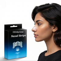 Bandes nasales hypoallergéniques super élastiques anti-transpiration sans latex en tissu non tissé pour le sport, certifiées RoHS 66x19mm