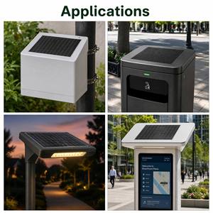 Micro panneau solaire SMT, cellule photovoltaïque 0,5W 1W 2W ETFE SunPower pour station météo, capteur de sol - Product Image 5