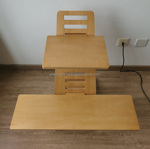 Có thể điều chỉnh 77cm chiều cao dọc Bạch Dương ván ép máy tính máy tính xách tay đứng khỏe mạnh làm việc trạm OEM kích thước màu sắc tự nhiên tùy chỉnh - Product Image 3