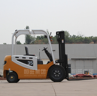 Chariot élévateur électrique 3500 kg, chariot élévateur électrique tout-terrain, chariot élévateur électrique pour le secteur pharmaceutique