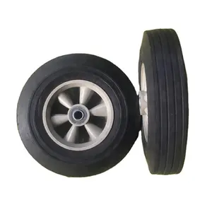 China Supplier 10"x2.5 10 inch Solid Rubber Wheel