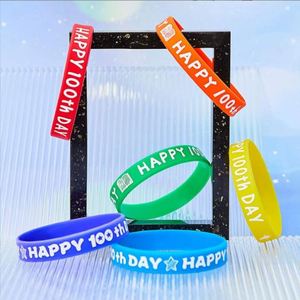 Bracelets en silicone de haute qualité, bracelets de sport personnalisés en or avec message ou logo, bracelet en caoutchouc sur mesure - Product Image 3