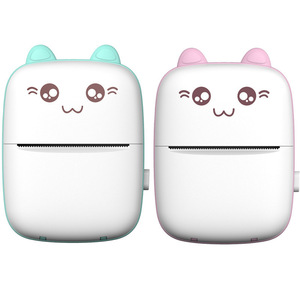 <span class=keywords><strong>Impresora</strong></span> de papel de impresión sin tinta, registros de fotos, tarjetas adhesivas, máquina de etiquetas, <span class=keywords><strong>Mini</strong></span> <span class=keywords><strong>impresora</strong></span> térmica portátil para teléfono móvil con dientes azules - Product Image 1