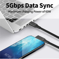 Pour Oculus pour Quest 2 accessoires pur cuivre USB 3.2 Gen 1 câble de liaison Nylon Charge rapide transfert de données 3M 5M Type C VR cordon