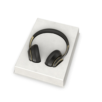 Barquette en pulpe moulée numérique écologique, biodégradable, emballage en pulpe moulée personnalisé pour écouteurs, casque