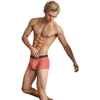 Boxers pour hommes en coton, style populaire, taille et couleur personnalisées, élastiques et respirants