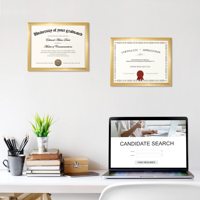 HOMCO 8.5x11 "11x14" A5 A4 A3 A2 A1 Diploma çerçeve özelleştirilebilir altın resim çerçevesi belge çerçevesi lise Diploma ekran için