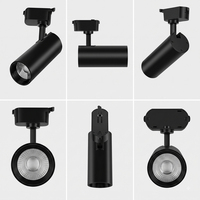 Spot LED COB commercial sur rail, orientable, pour magasin de vêtements, galerie, musée, boutique de détail, vitrine