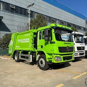 Shacman Compactor Garbage Truck 4x2 15CBM Rear Loader <b>Waste</b> Rubbish Tanker Garbage Truck for Sale - Product Image 1