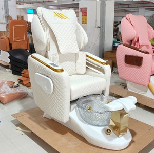 Fauteuil de pédicure spa professionnel de luxe moderne pour salon de beauté avec bain de pieds - Product Image 3