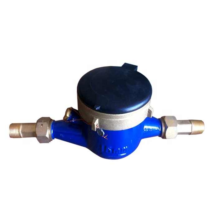 ISO 4064 class b 3 inch multi-jet dry type cold brass water meter China