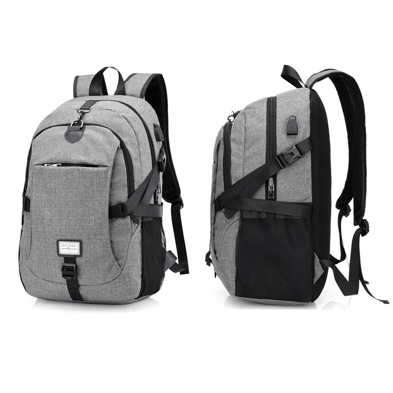 Imperméable à l'eau Voyage Ordinateur Portable Sac À Dos Anti-Vol Durable Ordinateurs Portables Sac À Dos avec Port De Chargement USB
