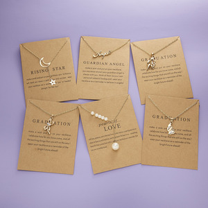 Collier ras du cou en forme <span class=keywords><strong>de</strong></span> lune, étoile <span class=keywords><strong>de</strong></span> <span class=keywords><strong>fleur</strong></span>, doré, strass, bijou d'<span class=keywords><strong>amitié</strong></span> pour femmes, offre spéciale, collection - Product Image 1