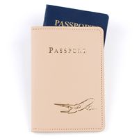 Funda de Pasaporte de Cuero PU con Logotipo Personalizado JIEXI, Decoración de Plumas, Bolsa de Certificado de Moda, Personalizada, 5 en 1