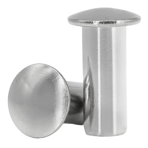 Remaches de Cabeza Redonda GB867 para Remachado de Tanques de Calderas, Remaches de Caldera de Cabeza Redonda de Acero Inoxidable Resistentes a la Corrosión - Product Image 1