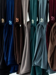 <span class=keywords><strong>Voile</strong></span> instantané en jersey de bambou pour le menton avec sous-<span class=keywords><strong>bonnet</strong></span> intégré, foulard musulman en jersey, écharpes et châles ethniques - Product Image 6