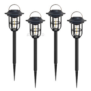 Lampe solaire pour allée, haute luminosité, étanche IP65, lampes solaires à piquets, éclairage extérieur pour <span class=keywords><strong>jardin</strong></span>, allée, voie <span class=keywords><strong>de</strong></span> passage, lumière solaire décorative pour le sol - Product Image 6