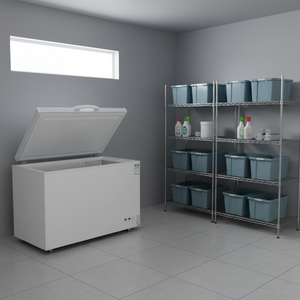 Congélateur à porte unique de 80 L, vente chaude, petite capacité, ouverture par le haut, réfrigérateur horizontal, congélateur profond avec réfrigération - Product Image 3